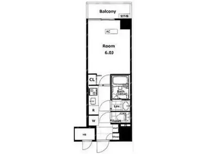 ライオンズマンション西が丘南(1K/3階)の間取り写真
