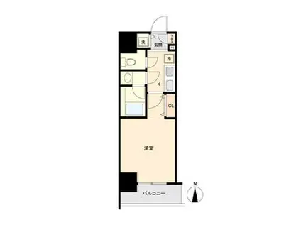 ブランシエスタ東別院(1K/3階)の間取り写真