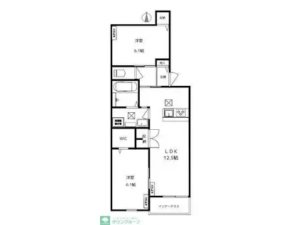 SIRIN KEDI シリンケディ BLDG A&B(2LDK/2階)の間取り写真