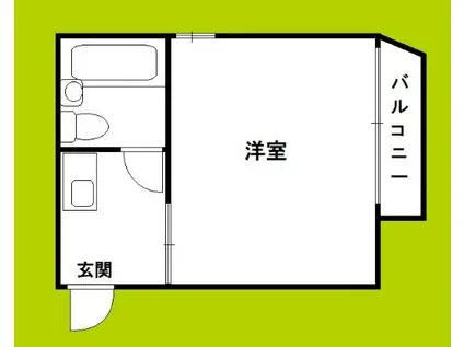 大正プロジェクト(1K/3階)の間取り写真