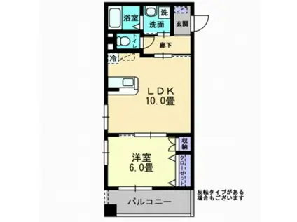 ポンドヒルズ(1LDK/2階)の間取り写真