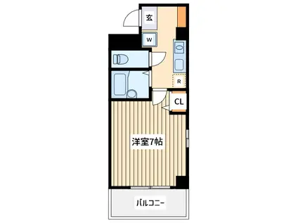 エムアンドエムヴィレッジ(1K/2階)の間取り写真