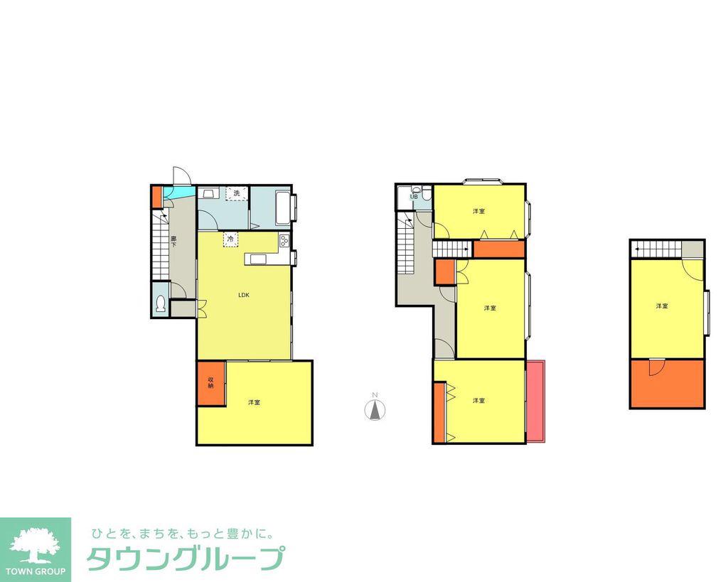 ハイムオカベ(5SLDK/2階)の間取り写真