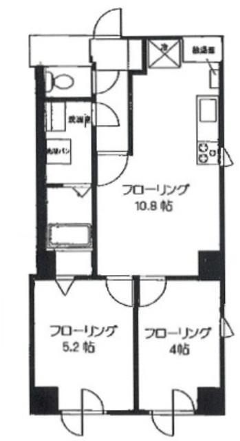 マイハウス大塚(2DK/2階)の間取り写真