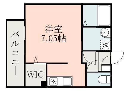 PUKETTI(ワンルーム/4階)の間取り写真