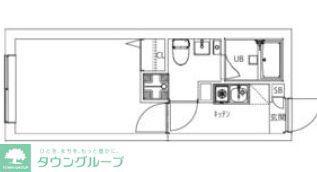 MAXIV CITY新江古田(ワンルーム/1階)の間取り写真