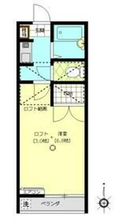 アルファ11 2階階 間取り
