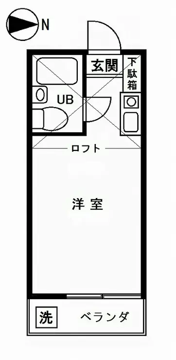 コーポみのり 2階階 間取り