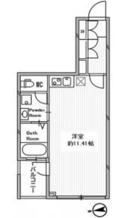 白金高輪レジデンス 4階階 間取り