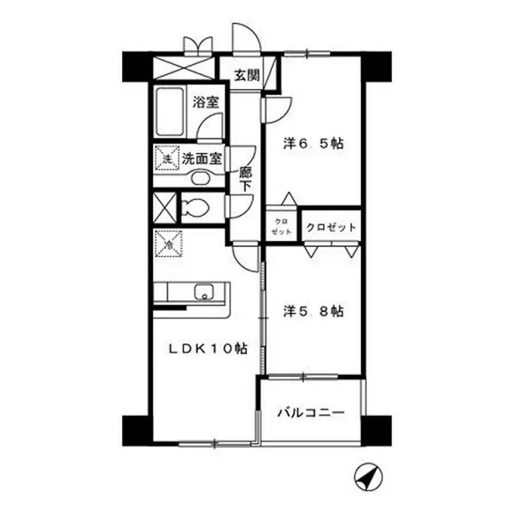 ブリランテ 5階階 間取り