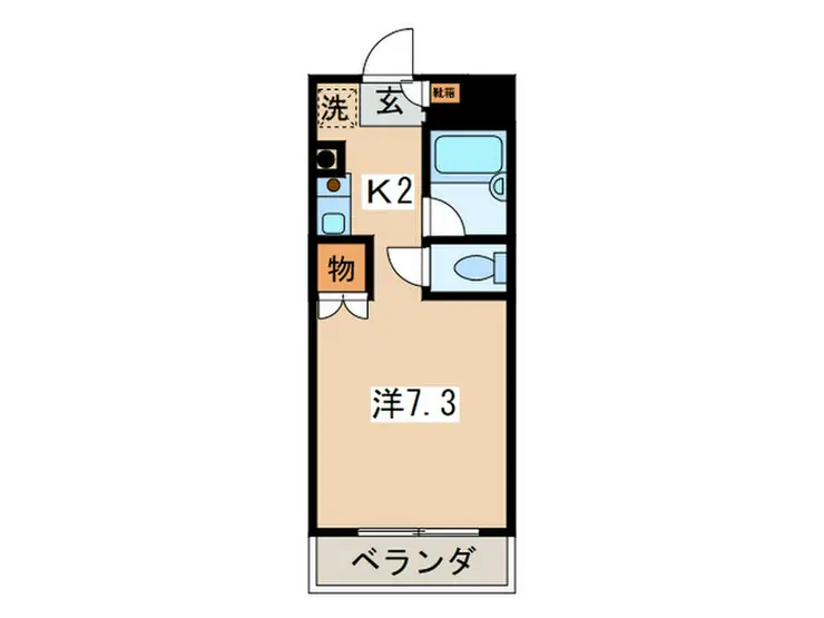 ロベール石川 3階階 間取り