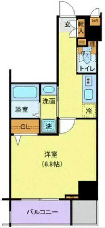 ハーモニーレジデンス池袋ウエストゲート 5階階 間取り