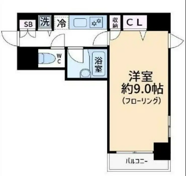 プレール・ドゥーク銀座EAST 6階階 間取り