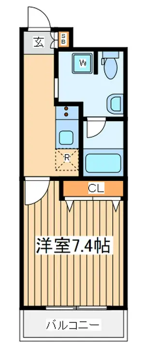 ジーコンフォートウエスト新横浜 6階階 間取り