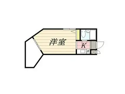 メゾン・ド・覚王山(ワンルーム/2階)の間取り写真