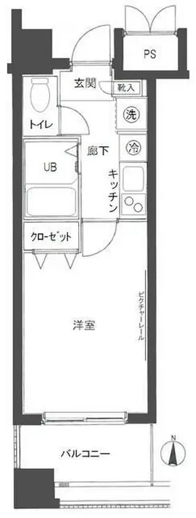 グランヴァン東品川 3階階 間取り