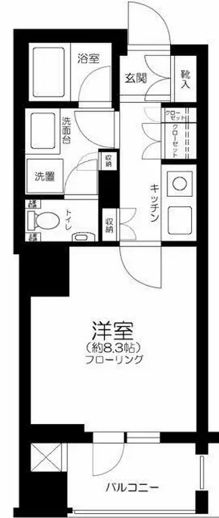 グランスイート明石町 3階階 間取り