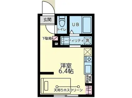 RCレジ錦糸2(ワンルーム/5階)の間取り写真