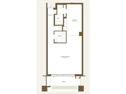 アークヒルズフロントタワーROP(1LDK/8階)の間取り写真