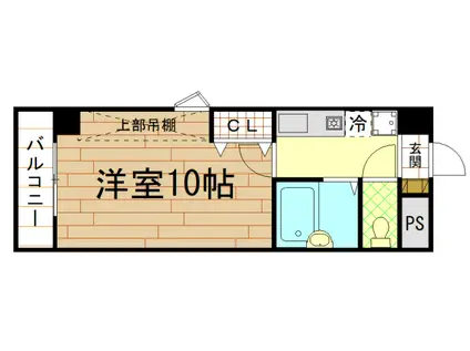 サンシャイン新家宮嶋(1K/2階)の間取り写真