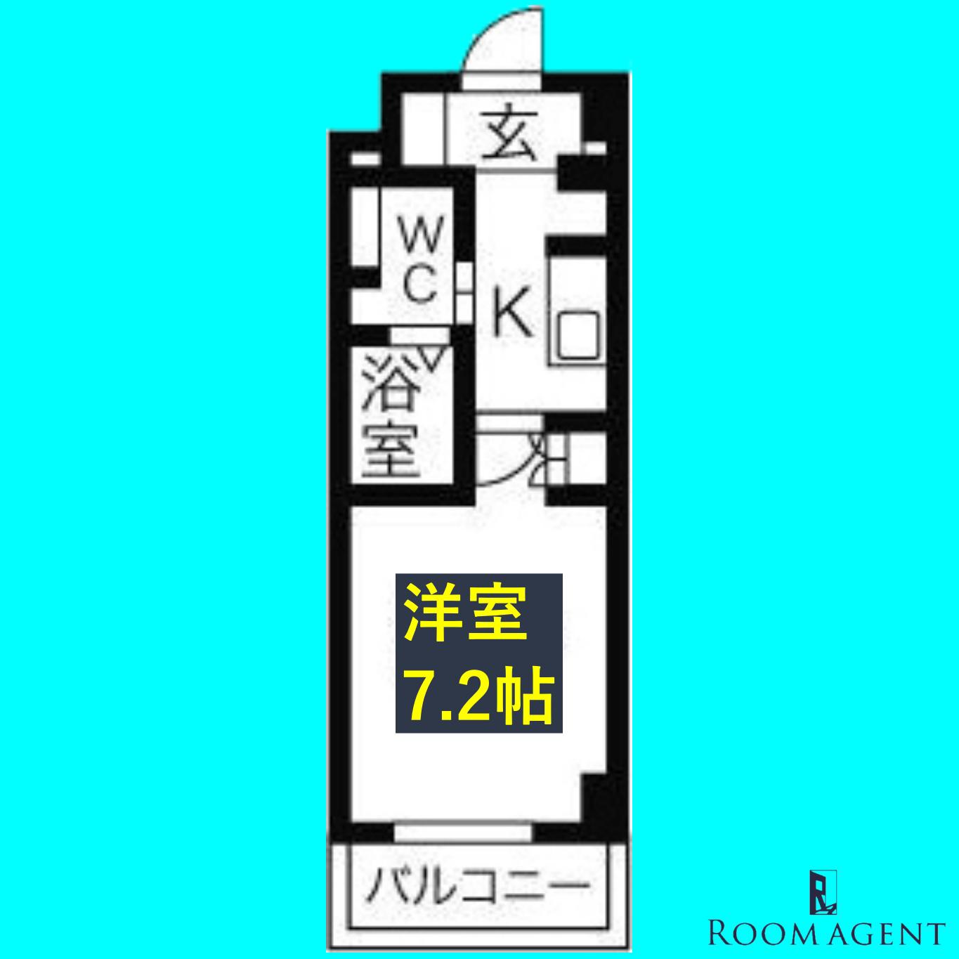 アーデン春岡(1K/2階)の間取り写真