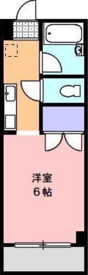 カレッジOZ(1K/4階)の間取り写真