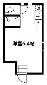 VERDA中野(ワンルーム/1階)の間取り写真
