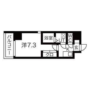 レクシア京橋DUO(1K/5階)の間取り写真