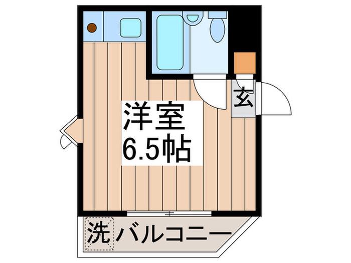 ロザール鎌ヶ谷(ワンルーム/4階)の間取り写真