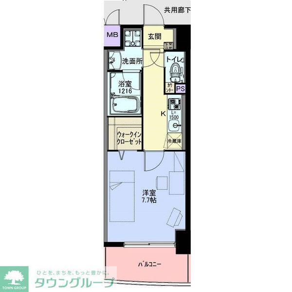 SOLEADO(1K/4階)の間取り写真