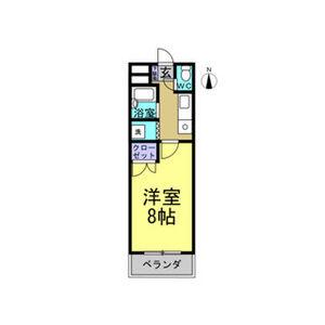 マイキャッスルS(1K/1階)の間取り写真