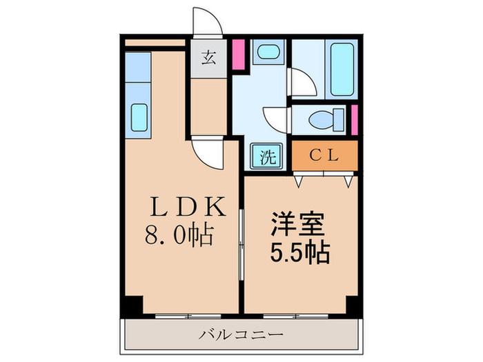 メゾン・ド・プルミエ(1LDK/1階)の間取り写真
