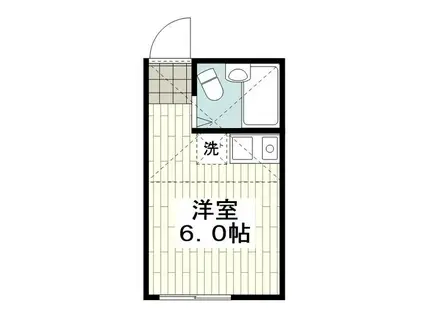 ユナイト大岡エミリア・プッチ(ワンルーム/2階)の間取り写真