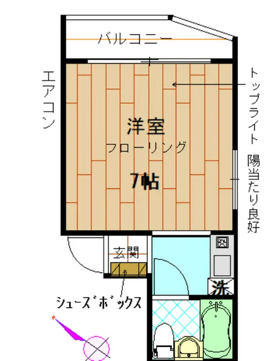 ウノ・アルテミシア 3階階 間取り