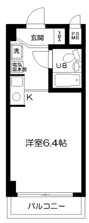 日神パレステージ白楽第2 3階階 間取り