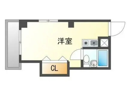 プチ・アムール(ワンルーム/5階)の間取り写真