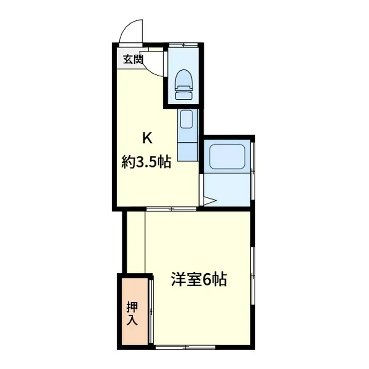 西亀荘 1階階 間取り