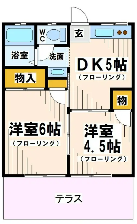 小勝コーポ 1階階 間取り