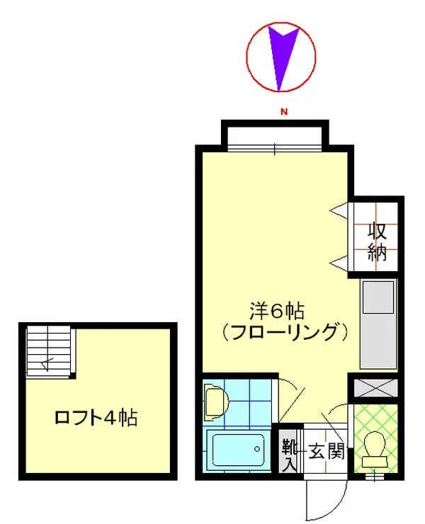 吉川アパルトマン 2階階 間取り