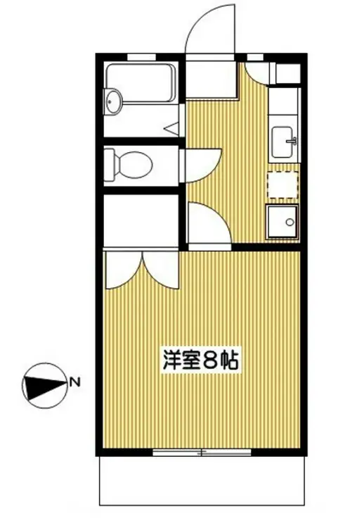 ヴェルヴェーヌ 1階階 間取り