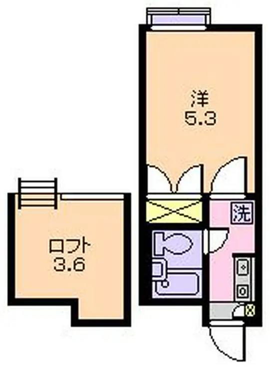 サンシティ新井 1階階 間取り