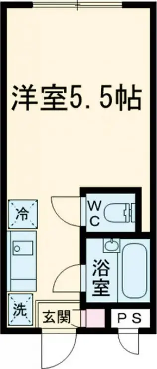 エンジェル20番館 1階階 間取り