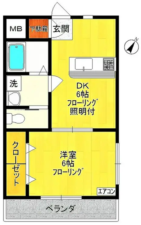 フォーレストハイツ 1階階 間取り