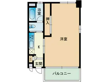 エオリアーナ(1K/2階)の間取り写真
