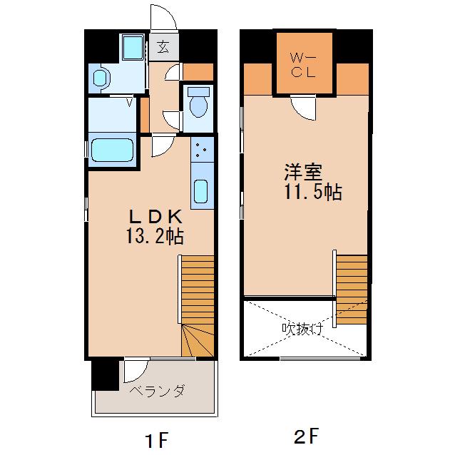 丸の内スクエア(1LDK/7階)の間取り写真