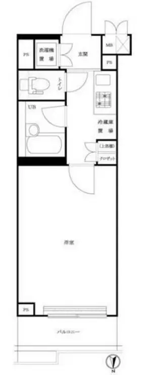 ルーブル練馬沼袋 2階階 間取り