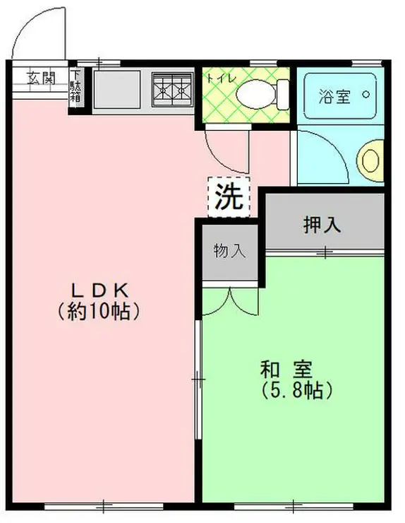 フジハイム 1階階 間取り