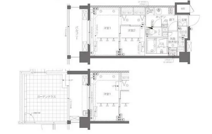 ZOOM新宿西落合 3階階 間取り