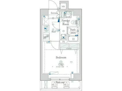 HYS 中村橋(1K/5階)の間取り写真