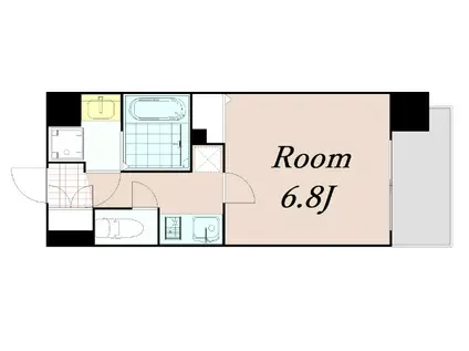 アドバンス東梅田アクシス(1K/7階)の間取り写真